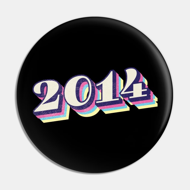 2014 Birthday Year Pin by Vin Zzep