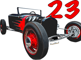 Ford Model T Rat Rod Magnet