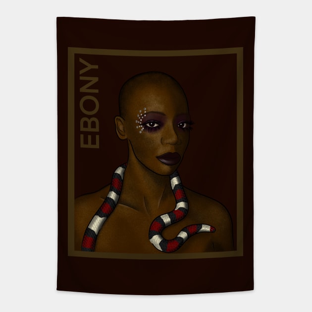 Ebony Haith Tapestry by fsketchr