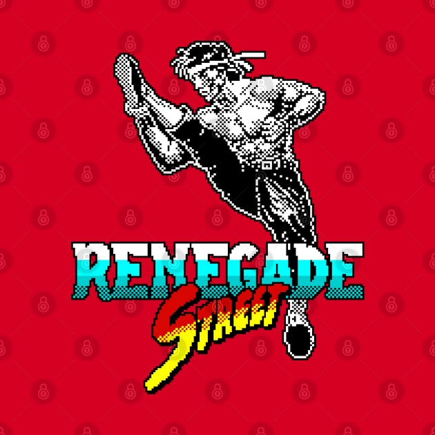 Renegade Street 8 Bit Art by 8 Fists of Tees