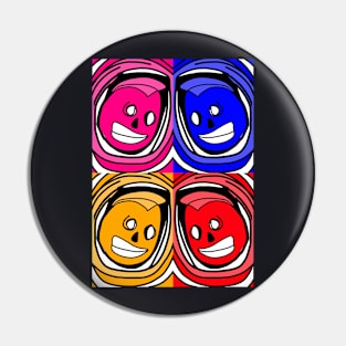 smiley faces Pin