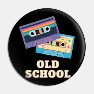 Old School Cassette Tape Pin