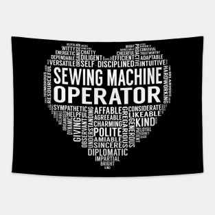 Sewing Machine Operator Heart Tapestry