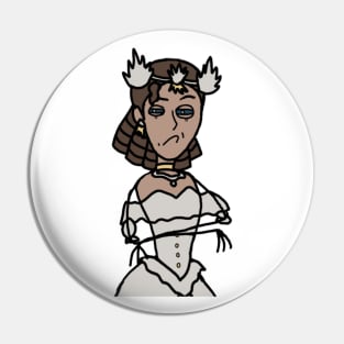 Lady Bella Cold Shoulder Cartoon Pin