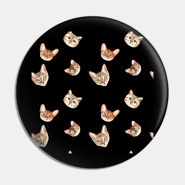 Cat Pattern Pillow Design Cat Lovers Gift Cat Patterns Pin
