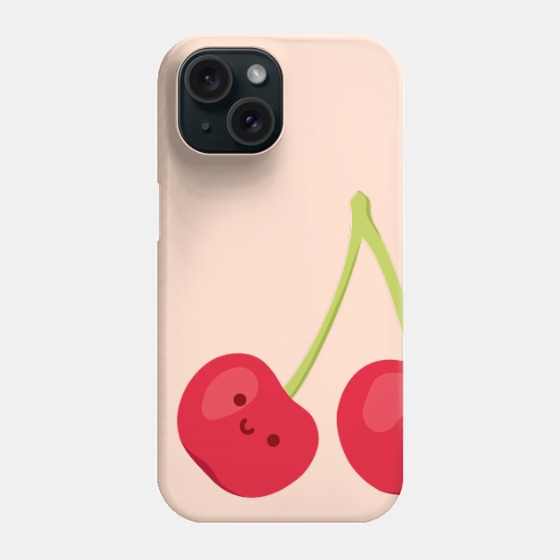 Happy cherries Phone Case by pikki designs