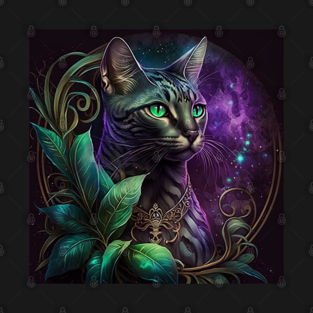 Bengal Cat Galactic Divine by Enchanted Reverie