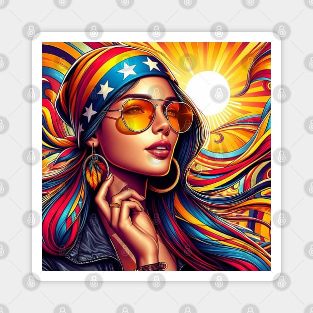 mujer venezolana Magnet by mmpower