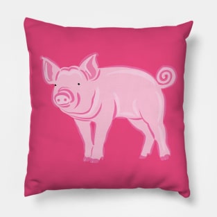 Pink Pig Pillow