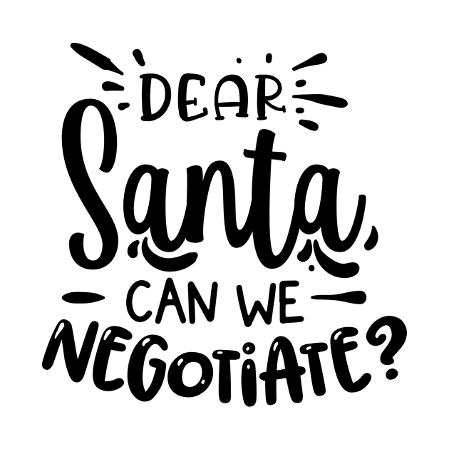 Dear Santa, can we negotiate? by CANVAZSHOP