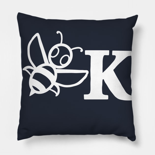 Bee k Pillow by Duendo Design