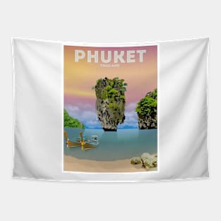 Phuket Thailand Travel and Tourism Advertising Print Tapestry