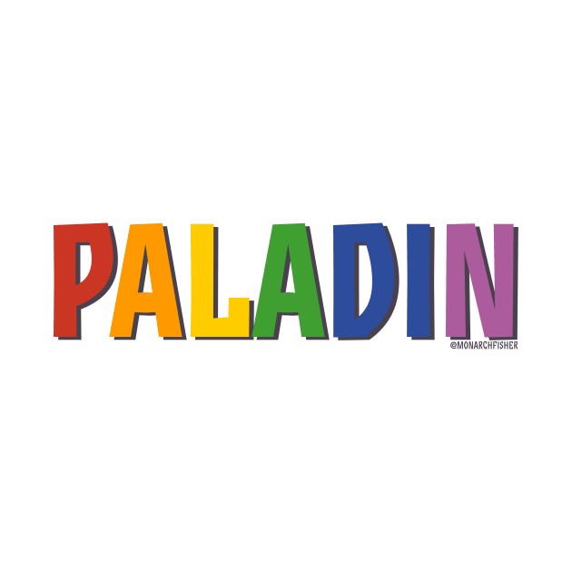 Paladin Pride Shirt (Rainbow) by MonarchFisher