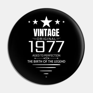 Vintage 1977 - Gift Birthday Pin