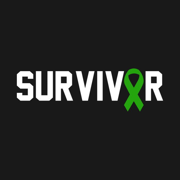 Transplant Survivor - Green Ribbon Organ Donation Awareness by jpmariano