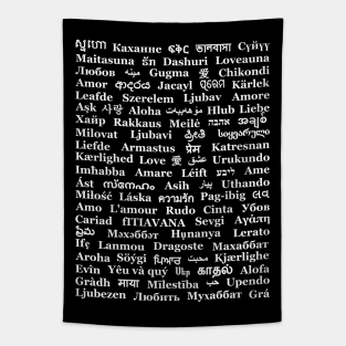 Love in All Languages of the World Tapestry