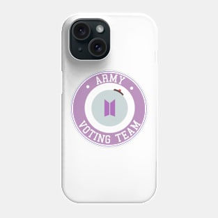 BTS ARMY voting team logo Phone Case