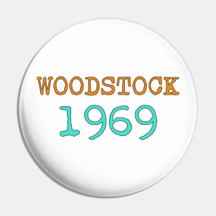 Woodstock 1969 Pin