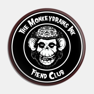 The Monkeybrainfits Fiend club button on colors! Pin