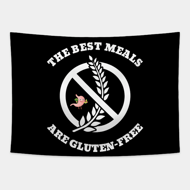 The Best Meals Are Gluten-Free WD Tapestry by MoonOverPines