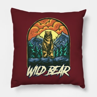 Wild Bear Pillow