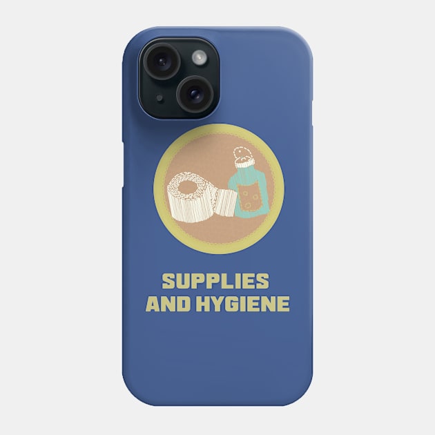 Merit Badge for Supplies and Hygiene Phone Case by LochNestFarm