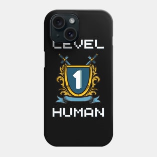 Level 1 Human - Funny Baby Gamer Phone Case