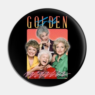 The Golden Girls Retro Aesthetics Fan Art Pin