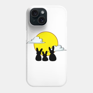 Bunny Rabbit Silhouette | Easter Phone Case