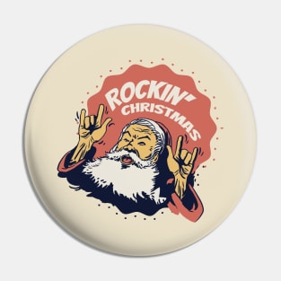 Rockin Christmas Pin