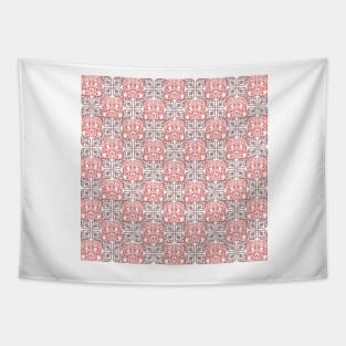 Portuguese pink tile pattern Tapestry