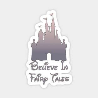 Believe In Fairy Tales - Rose Gold Magnet