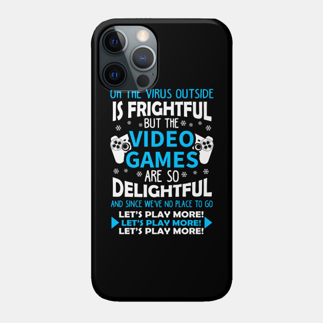 Video Games Ugly Christmas Sweater - Gaming Apparel - Phone Case