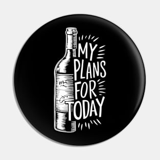 Wine lovers Pin