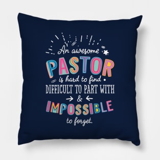 An awesome Pastor Gift Idea - Impossible to Forget Quote Pillow