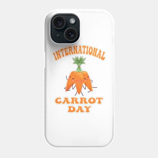 International Carrot Day April 4 Phone Case