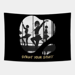 Strut Your Stuff (dance moves silhouette) Tapestry