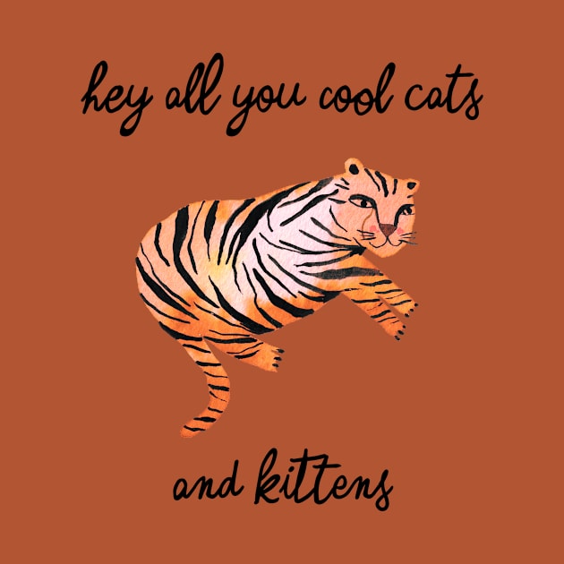 Hey you all cool big cats kittens yellow tiger by ninoladesign