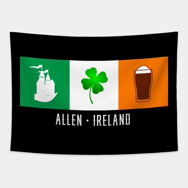 Allen Ireland, Gaelic - Irish Flag Tapestry by Eire