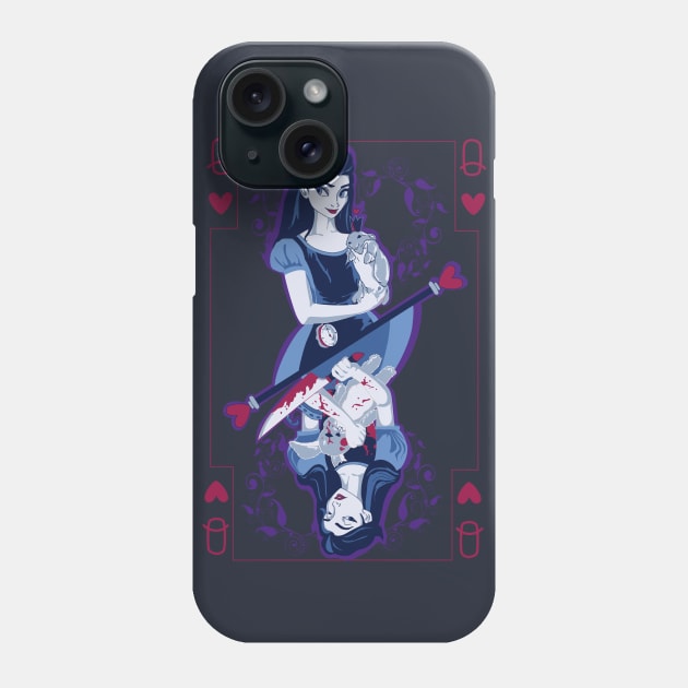 Alice card Phone Case by Edwoody