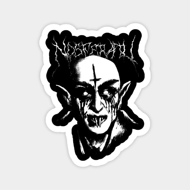 Black Metal Nosferatu Magnet by Samhain1992