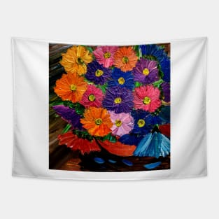 Fun and cheerful flowers Tapestry