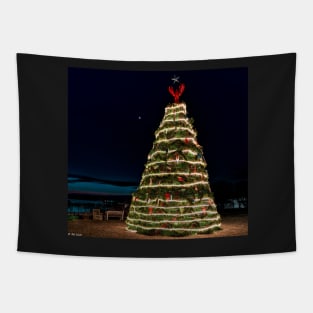 Lobster Trap Christmas Tree Rockland Maine 2021 Tapestry