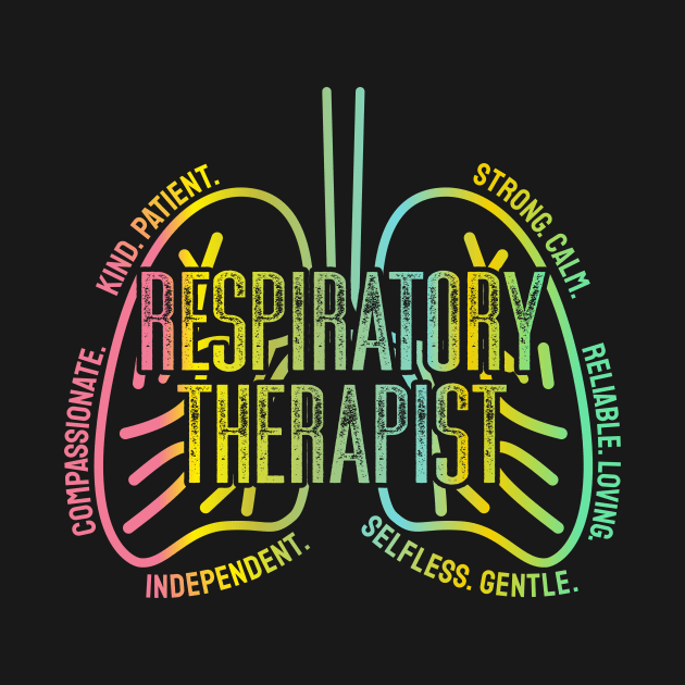 Respiratory Therapist Rt Care Week Colorful by tiden.nyska