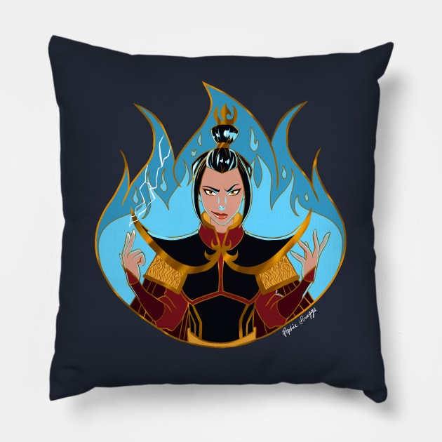 Fire Lord Azula Pillow by SophieScruggs