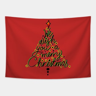 We Wish You A Merry Christmas Tapestry