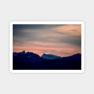 Alps Panorama / Swiss Artwork Photography Magnet