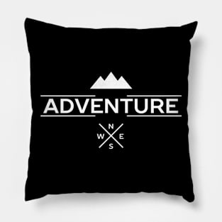 Adventure Travel T-Shirt Pillow