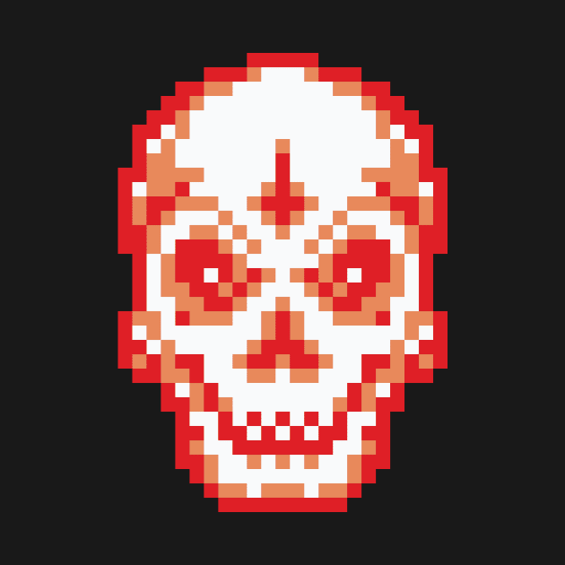 Evil Skull Pixel by resetstart