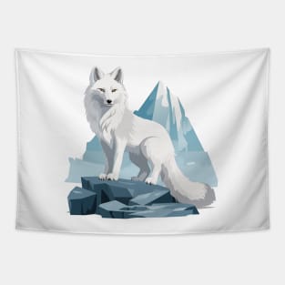 Arctic Fox Tapestry